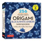 Origami Blue & White Shibori Paper Pack Book