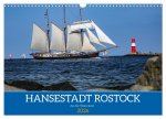 Hansestadt Rostock (Wandkalender 2026 DIN A3 quer), CALVENDO Monatskalender