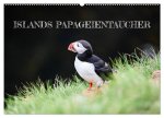 Islands Papageientaucher (Wandkalender 2026 DIN A2 quer), CALVENDO Monatskalender