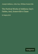 The Poetical Works of Addison; Gay's Fables, And, Somerville's Chase