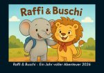 Raffi & Buschi - Ein Jahr voller Abenteuer 2026 Fotokalender DIN A4
