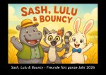 Sash, Lulu & Bouncy - Freunde fürs ganze Jahr 2026 Fotokalender DIN A3
