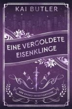 Eine vergoldete Eisenklinge