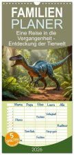 Familienplaner 2026 - Eine Reise in die Vergangenheit - Entdeckung der Tierwelt mit 5 Spalten (Wandkalender, 21 x 45 cm) CALVENDO