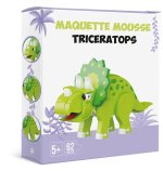 MAQUETTE MOUSSE DINOSAURE - TRICERATOPS