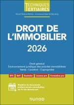 Droit de l'immobilier 2026