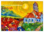 Van Gogh - neu interpretiert (Wandkalender 2026 DIN A2 quer), CALVENDO Monatskalender