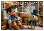 Amigurumi Erzählzauber. Fantastische Geschichten als Häkelkunst inszeniert (Tischkalender 2026 DIN A5 quer), CALVENDO Monatskalender