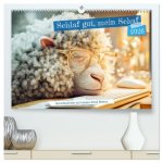 Schlaf gut, mein Schaf - Spruchkalender mit lustigen Schaf-Bildern (hochwertiger Premium Wandkalender 2026 DIN A2 quer), Kunstdruck in Hochglanz