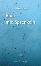 Blau mit Sprenkeln