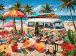 Beach Campout 500 PC Puzzle
