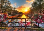 Ravensburger Puzzle 12001733 - Fahrräder in Amsterdam - 200 Teile Städte-Puzzle für ältere Menschen und Senioren, mit größeren Puzzleteilen, großer Bi