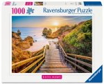 Ravensburger Puzzle 12001761 - Holztreppe zum Praia do Camilo, Beautiful Walkways Collection, 1000 Teile Puzzle für Naturliebhaber und Wanderfreunde a