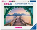 Ravensburger Puzzle 12001762 - Romantischer Steg am Lac d'Annecy, Beautiful Walkways Collection, 1000 Teile Puzzle für Naturliebhaber und Wanderfreund