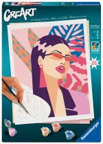 Ravensburger CreArt 12023099 - Neon Diva - Malen nach Zahlen ab 12 Jahren