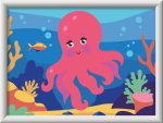 CreArt, Malen nach Zahlen Kinder - Neon Oktopus