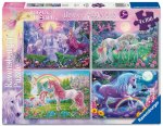 Ravensburger Kinderpuzzle 05654 - Magische Einhörner - 4x 100 Teile Puzzle in einer Box, für Puzzle-Freunde und Einhorn-Fans ab 5 Jahren