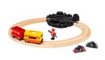 Güterzug-Set mit Farbwechsel / Magisches Holzeisenbahnset für Kinder ab 3 Jahren