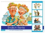 Endlich Rente - So macht Ruhestand Spaß! (Wandkalender 2026 DIN A3 quer), CALVENDO Monatskalender