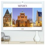 Minden - Stadt- und Naturmotive aus Ostwestfalen (hochwertiger Premium Wandkalender 2026 DIN A2 quer), Kunstdruck in Hochglanz
