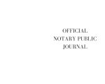 The Official Notary Public Journal