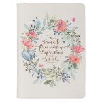 Journal Classic Zip White Sweet Friendship Prov. 27:9