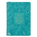 Journal Classic Zip Teal Trust in the Lord Prov. 3:5