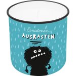 Kerze im Becher EINATMEN