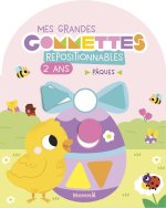 Mes grandes gommettes repositionnables - 2 ans - Pâques