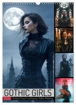 Gothic Girls - düstere Frauen in schwarzer Gothic-Kleidung (Wandkalender 2026 DIN A3 hoch), CALVENDO Monatskalender