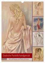Erotische Pastelle handgemalt - Akt und Dessous (Wandkalender 2026 DIN A3 hoch), CALVENDO Monatskalender