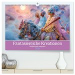 Fantasiereiche Kreationen - Schöpferisch umgesetzt (hochwertiger Premium Wandkalender 2026 DIN A2 quer), Kunstdruck in Hochglanz