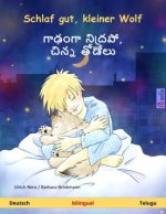 Schlaf gut, kleiner Wolf -               ,              (Deutsch - Telugu)