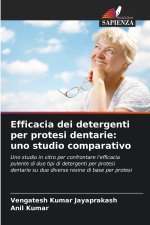 Efficacia dei detergenti per protesi dentarie: uno studio comparativo