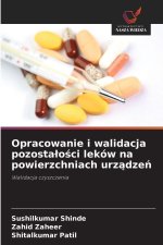 Opracowanie i walidacja pozostalosci leków na powierzchniach urzadzen