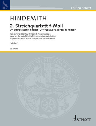 2nd String quartet f minor