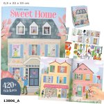 Zestaw kreatywny z naklejkami Sweet Home 13806A