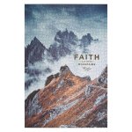 Christian Art Gifts 1000 Piece Inspirational Scripture Jigsaw Puzzle for Men, Women & Kids: Faith Can Move Mountains, Family Activity Game, Sturdy Eas