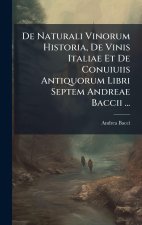 De Naturali Vinorum Historia, De Vinis Italiae Et De Conuiuiis Antiquorum Libri Septem Andreae Baccii ...