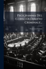Programma Del Corso Di Diritto Criminale...