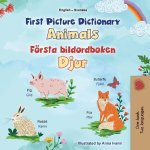 First Picture Dictionary - Animals (English Swedish Bilingual Children's Book)