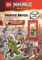 LEGO® NINJAGO®: Greatest Battles Search and Find Activity Book (with Lloyd minifigure and Golden Saber)