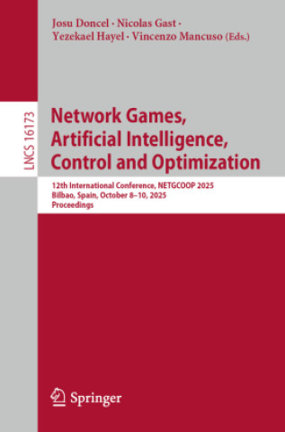 Network Games, Artificial Intelligence, Control and Optimization