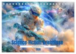 Science-Fiction Erlebnisse - Fantastische Welten (Tischkalender 2026 DIN A5 quer), CALVENDO Monatskalender