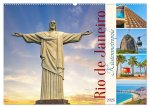 Rio de Janeiro - Küstenmetropole (Wandkalender 2026 DIN A2 quer), CALVENDO Monatskalender
