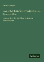Journal de la Société d'horticulture de Seine-et-Oise