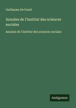 Annales de l'institut des sciences sociales