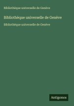 Bibliothèque universelle de Genève