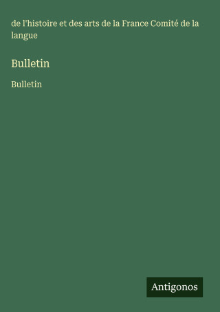 Bulletin