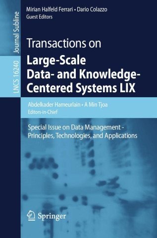 Transactions on Large-Scale Data- and Knowledge-Centered Systems LIX